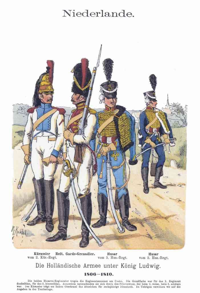 Military Uniforms 4073 Vintage War A4 Photo Print