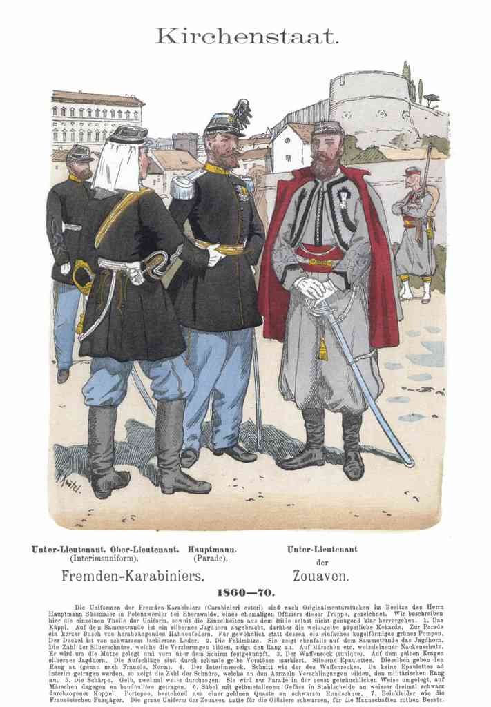 Military Uniforms 4103 Vintage War A4 Photo Print