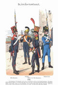 Military Uniforms 4107 Vintage War A4 Photo Print