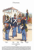 Military Uniforms 4111 Vintage War A4 Photo Print