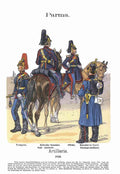 Military Uniforms 4112 Vintage War A4 Photo Print