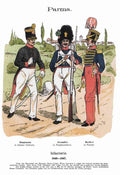 Military Uniforms 4113 Vintage War A4 Photo Print