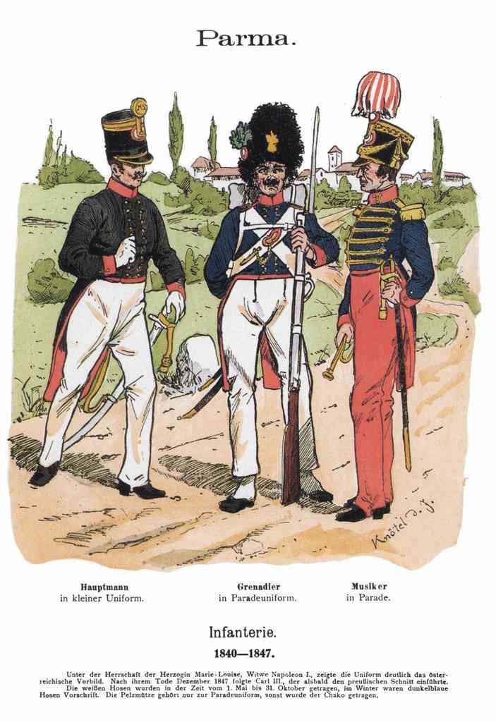 Military Uniforms 4113 Vintage War A4 Photo Print