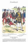 Military Uniforms 4140 Vintage War A4 Photo Print