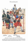 Military Uniforms 4142 Vintage War A4 Photo Print