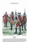 Military Uniforms 4162 Vintage War A4 Photo Print