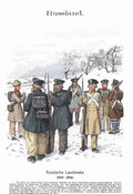 Military Uniforms 4164 Vintage War A4 Photo Print