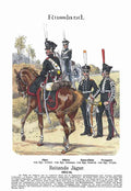 Military Uniforms 4171 Vintage War A4 Photo Print