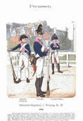Military Uniforms 5056 Vintage War A4 Photo Print