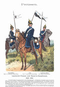 Military Uniforms 5065 Vintage War A4 Photo Print