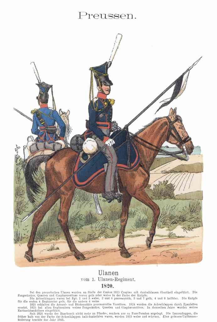 Military Uniforms 5067 Vintage War A4 Photo Print