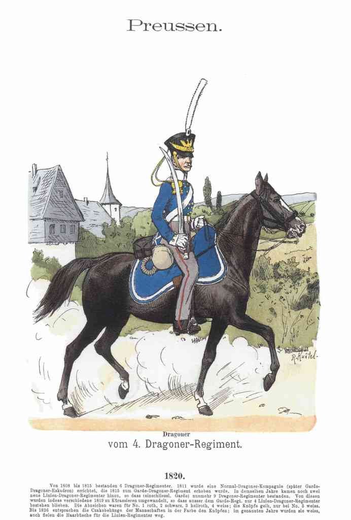 Military Uniforms 5070 Vintage War A4 Photo Print