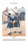 Military Uniforms 5093 Vintage War A4 Photo Print