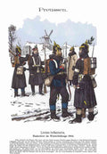Military Uniforms 5106 Vintage War A4 Photo Print
