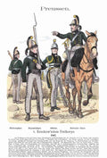 Military Uniforms 5132 Vintage War A4 Photo Print