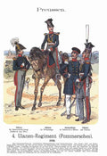 Military Uniforms 5145 Vintage War A4 Photo Print
