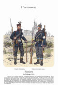 Military Uniforms 5146 Vintage War A4 Photo Print