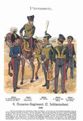 Military Uniforms 5148 Vintage War A4 Photo Print