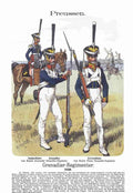 Military Uniforms 5162 Vintage War A4 Photo Print