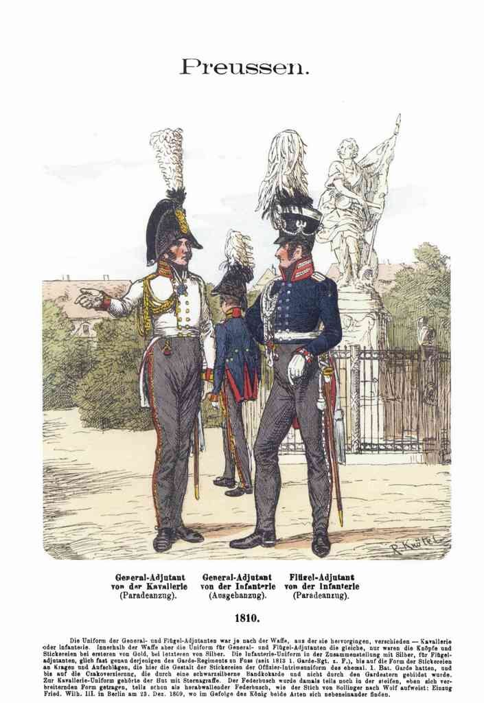 Military Uniforms 5165 Vintage War A4 Photo Print