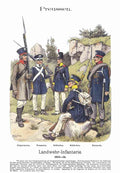 Military Uniforms 5172 Vintage War A4 Photo Print