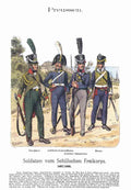 Military Uniforms 5176 Vintage War A4 Photo Print
