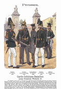 Military Uniforms 5178 Vintage War A4 Photo Print