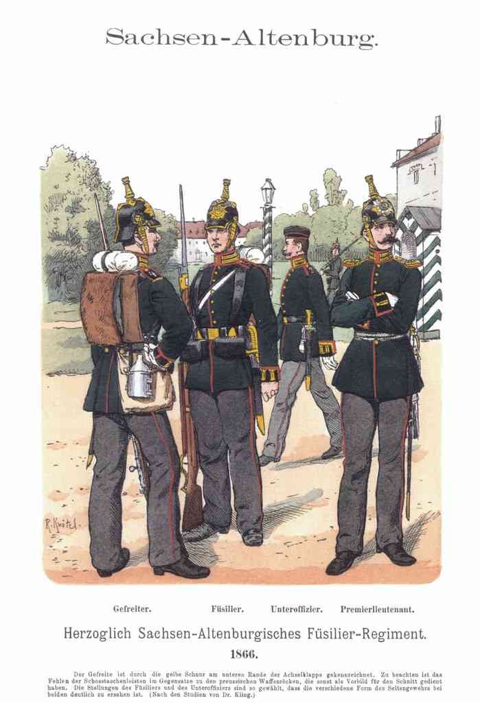 Military Uniforms 6011 Vintage War A4 Photo Print