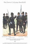 Military Uniforms 6017 Vintage War A4 Photo Print