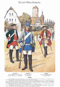Military Uniforms 6034 Vintage War A4 Photo Print