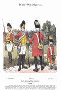 Military Uniforms 6040 Vintage War A4 Photo Print