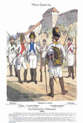 Military Uniforms 6051 Vintage War A4 Photo Print