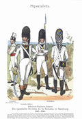 Military Uniforms 6101 Vintage War A4 Photo Print