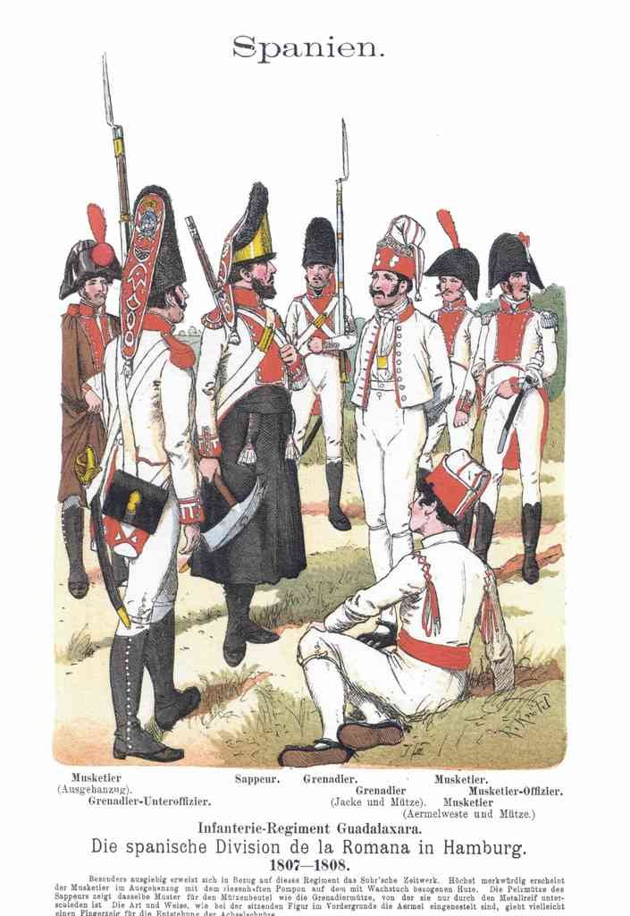 Military Uniforms 6105 Vintage War A4 Photo Print