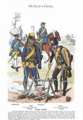 Military Uniforms 6119 Vintage War A4 Photo Print