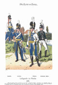 Military Uniforms 6122 Vintage War A4 Photo Print