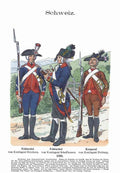 Military Uniforms 6140 Vintage War A4 Photo Print