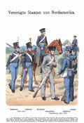 Military Uniforms 6162 Vintage War A4 Photo Print