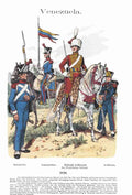 Military Uniforms 6167 Vintage War A4 Photo Print