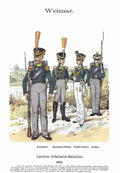 Military Uniforms 6174 Vintage War A4 Photo Print