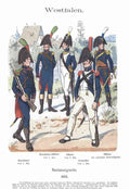 Military Uniforms 6186 Vintage War A4 Photo Print