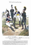 Military Uniforms 6196 Vintage War A4 Photo Print