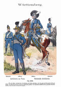 Military Uniforms 6212 Vintage War A4 Photo Print