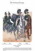 Military Uniforms 6214 Vintage War A4 Photo Print
