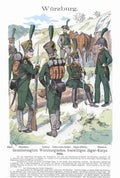 Military Uniforms 6221 Vintage War A4 Photo Print