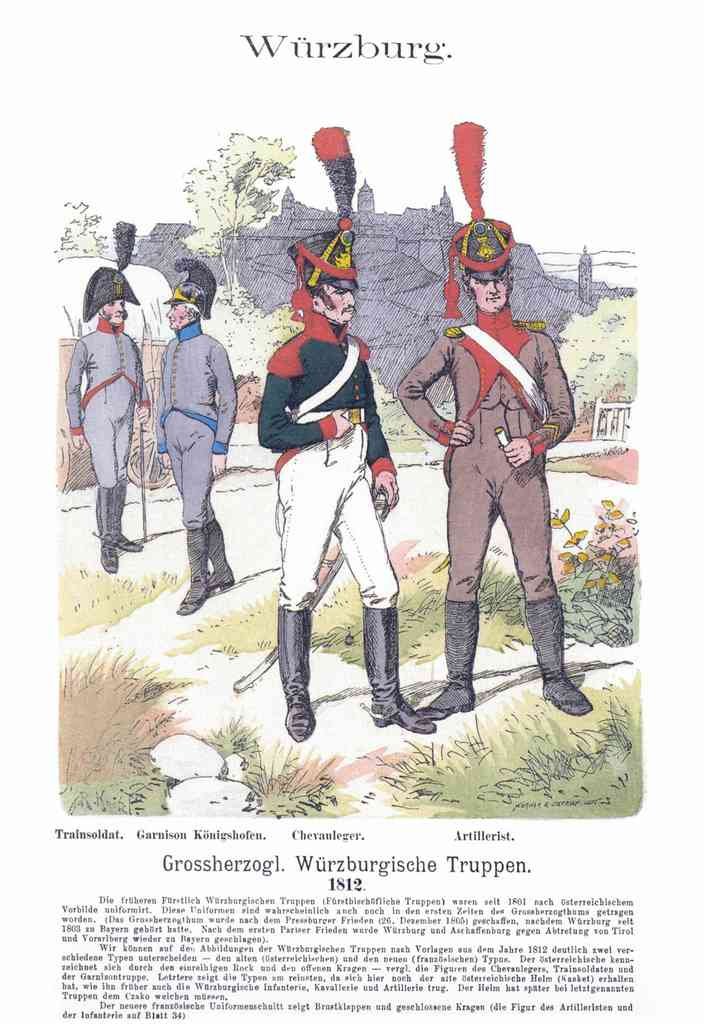 Military Uniforms 6223 Vintage War A4 Photo Print