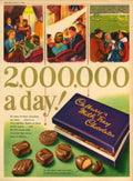 Milk Tray Chocolate 1950s Vintage Retro Advert Poster