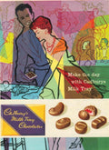 Milk Tray Chocolates 1950s Vintage Retro Advert Poster