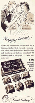 Milk Tray Women Vintage Retro Advert Poster A4 Photo Print