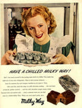 Milk Way Bars 1950s Vintage Retro Advert Poster